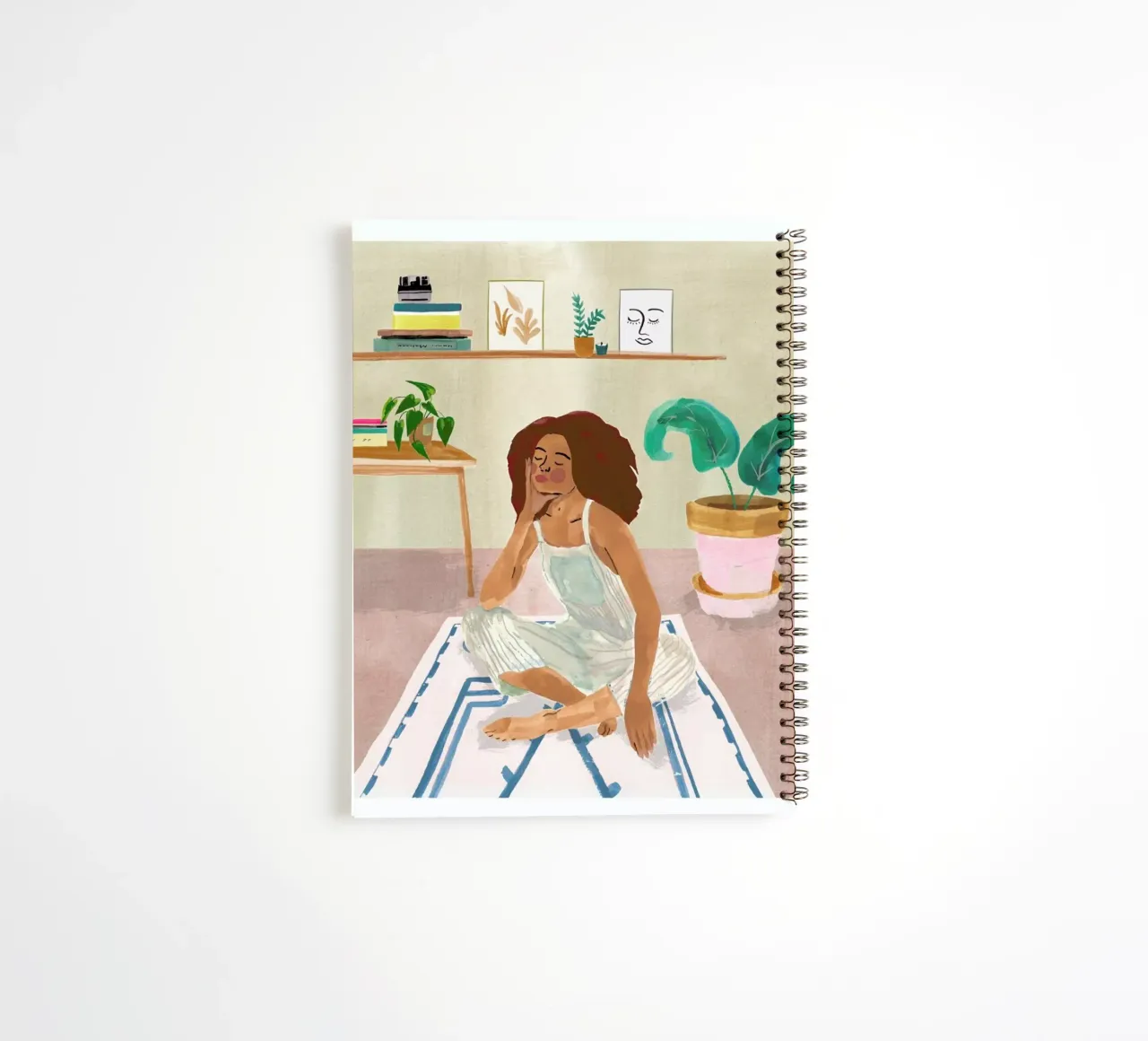 Aries spiral notebook by Laura Page