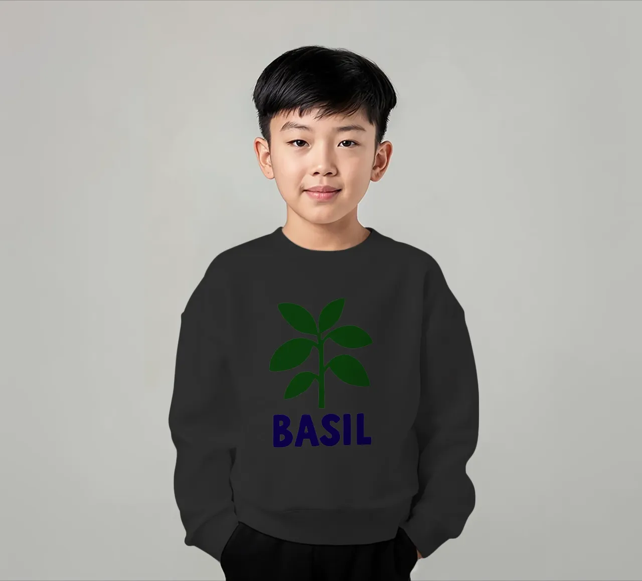 Basilikum Pop – Artezza Style felpa bambino da Artezza