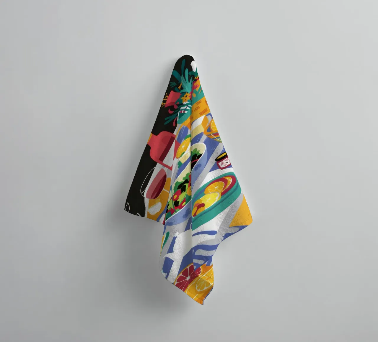 Garden Salad Banquet towel by Muse Artworks