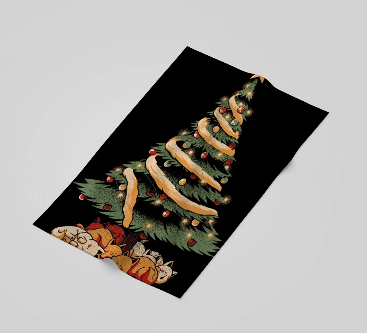 Merry Xmas Cat Tree telo mare da Tobe Fonseca