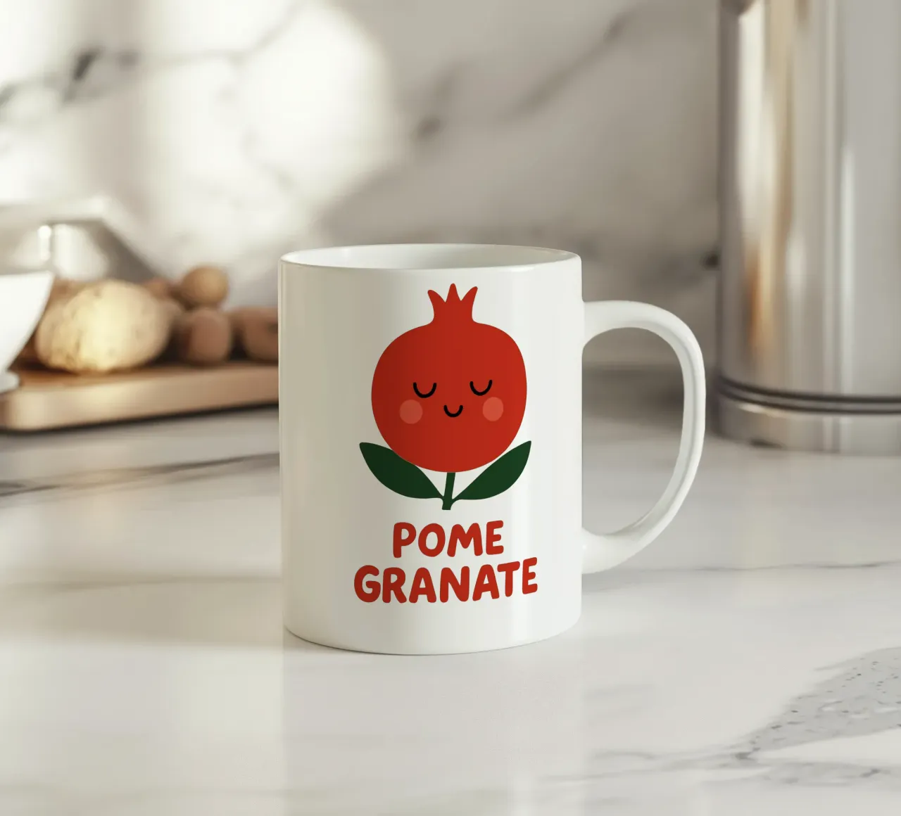 Pomegranate Pop - la frutta incontra il colore tazza in ceramica da Artezza