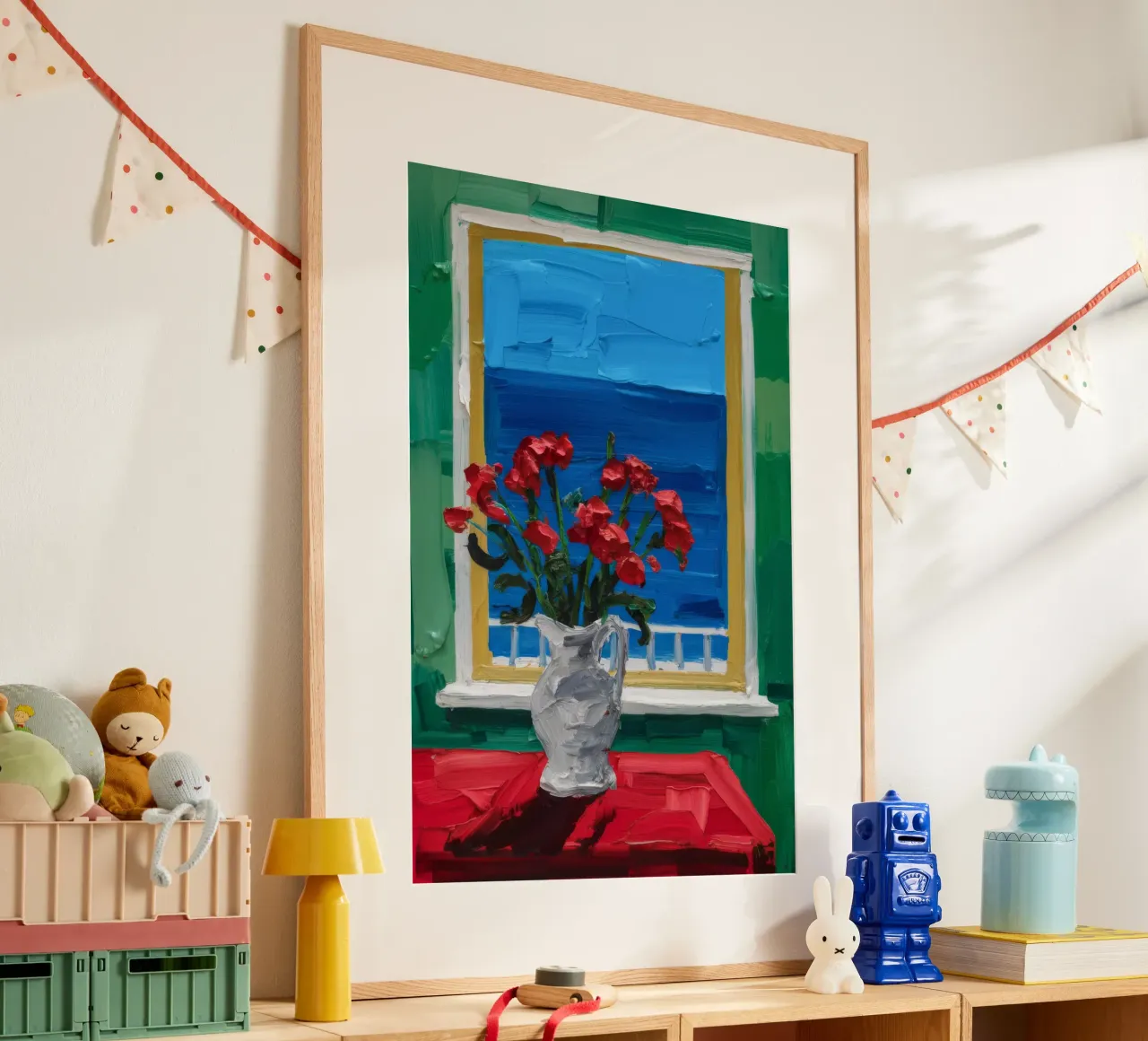 Finestra vista mare poster da FadeAura