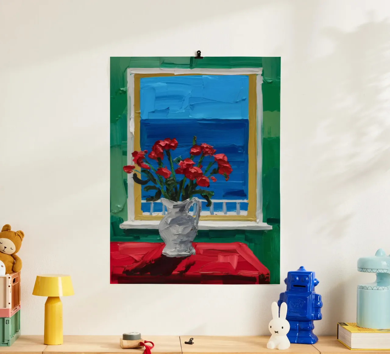 Finestra vista mare poster da FadeAura