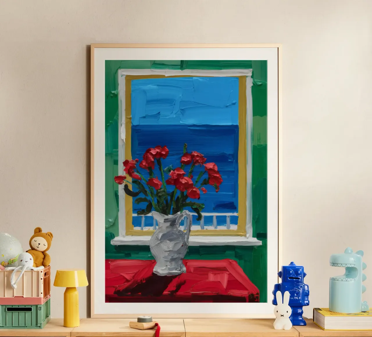 Finestra vista mare poster da FadeAura
