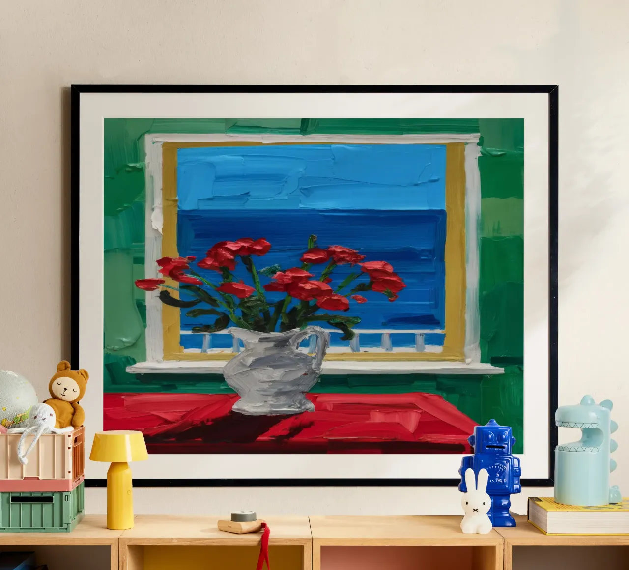 Finestra vista mare poster da FadeAura