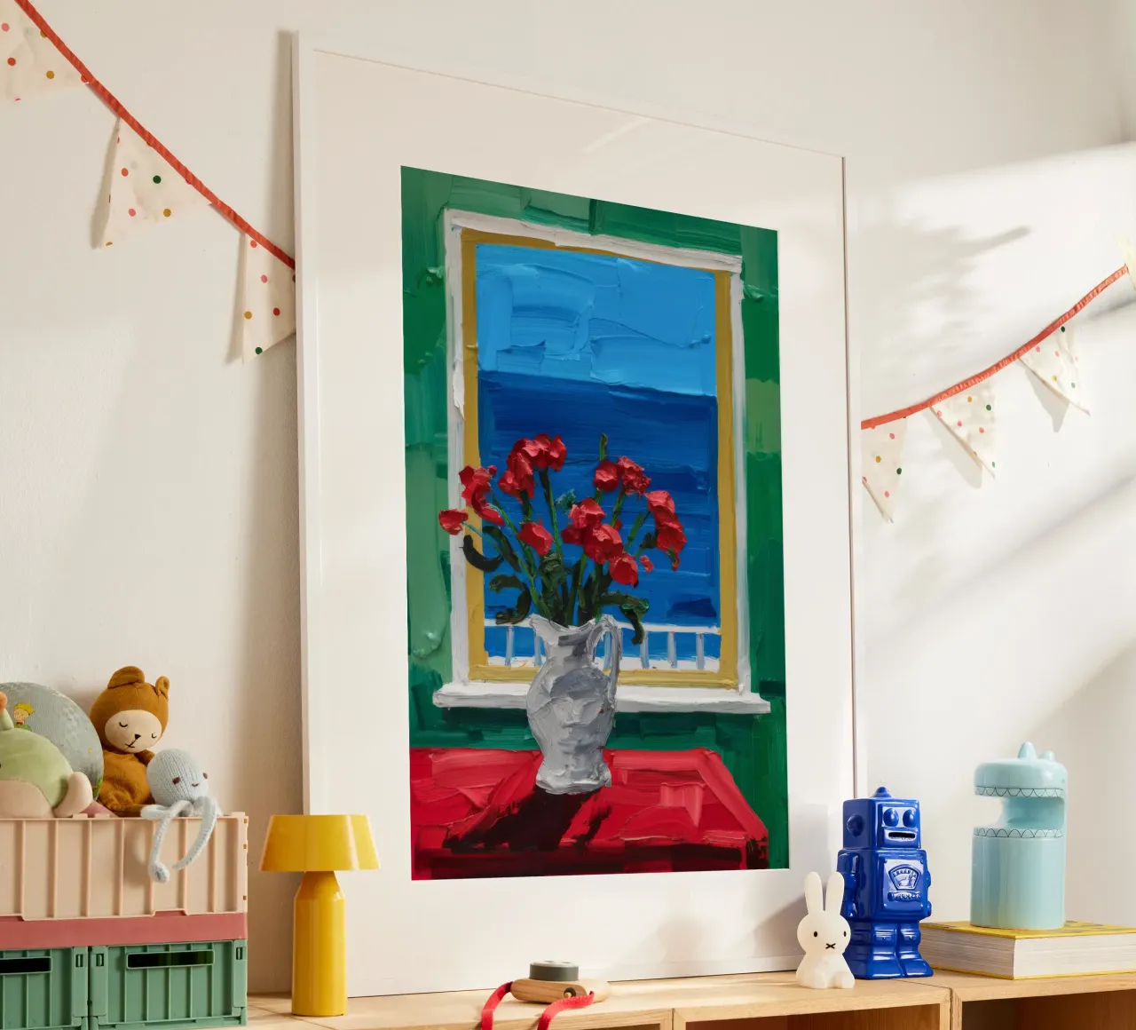 Finestra vista mare poster da FadeAura