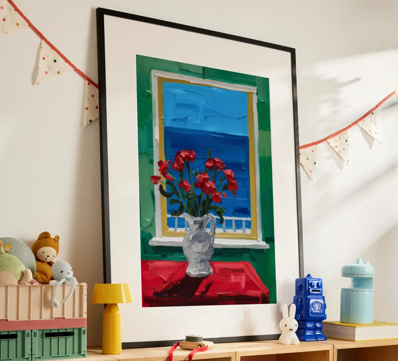 Finestra vista mare poster da FadeAura