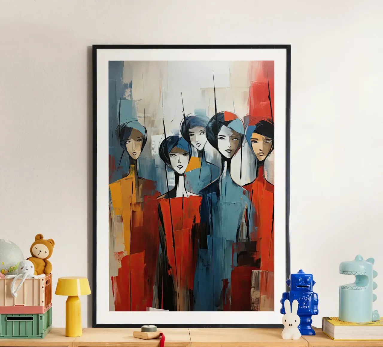 Arte da parete di Imagine poster con telaio in legno da Imagine