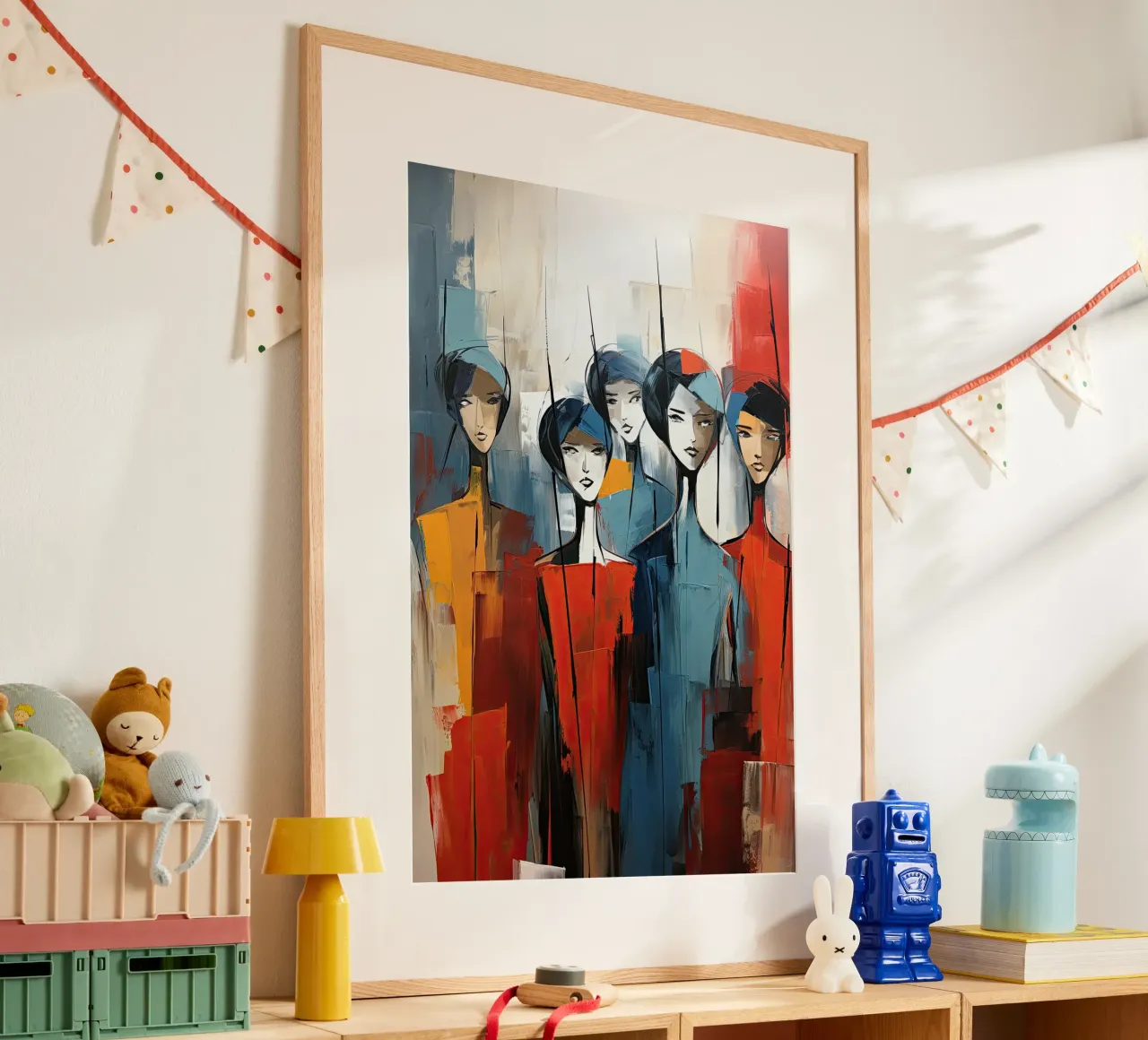 Arte da parete di Imagine poster con telaio in legno da Imagine