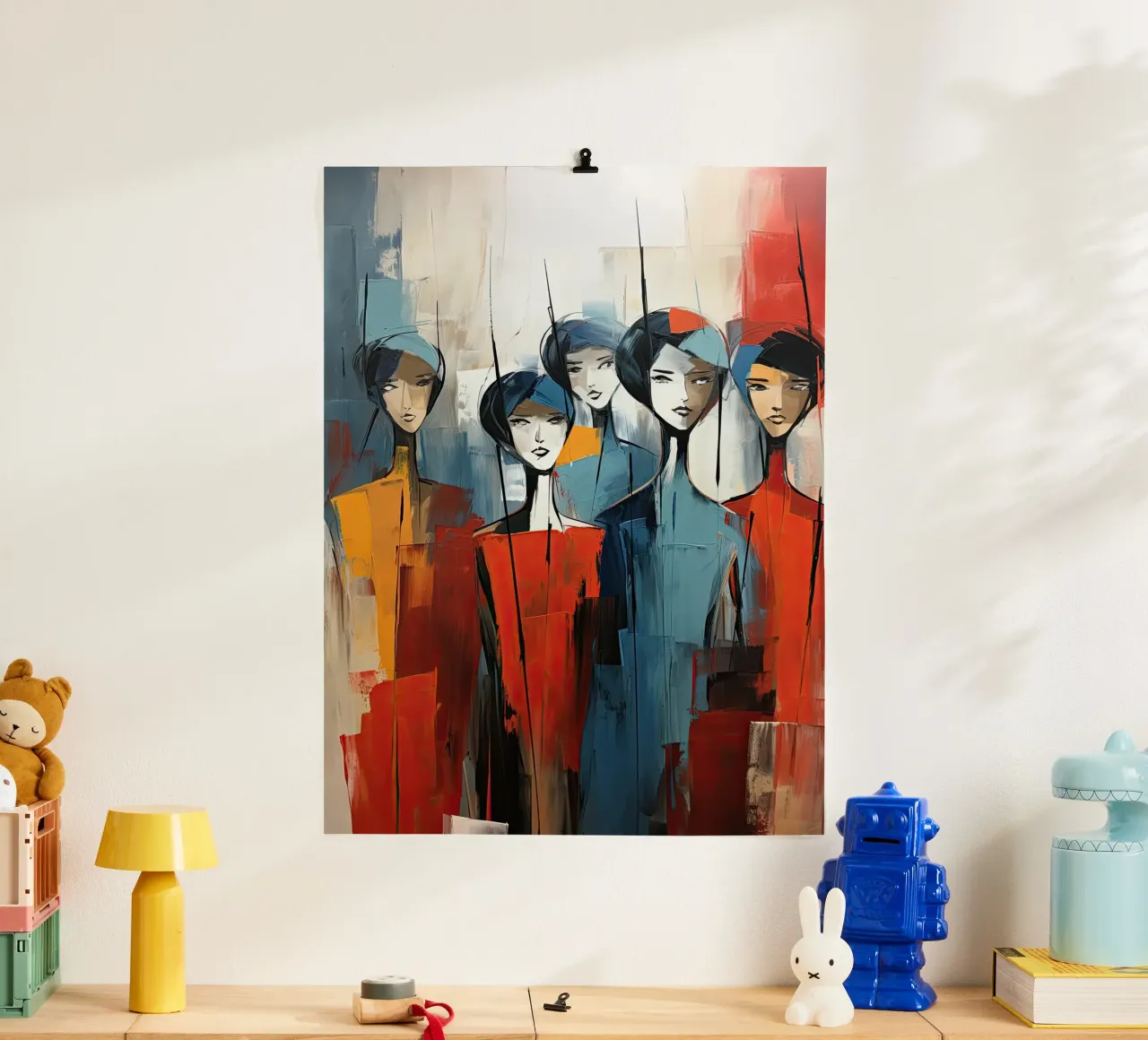 Arte da parete di Imagine poster con telaio in legno da Imagine