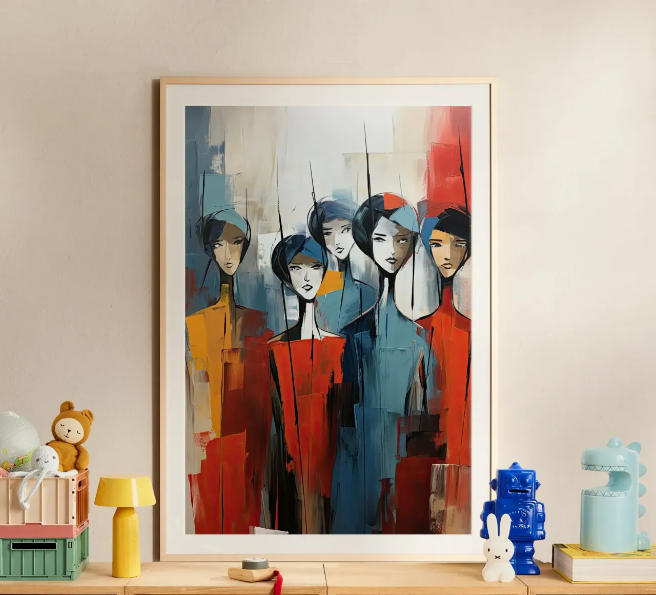 Arte da parete di Imagine poster con telaio in legno da Imagine