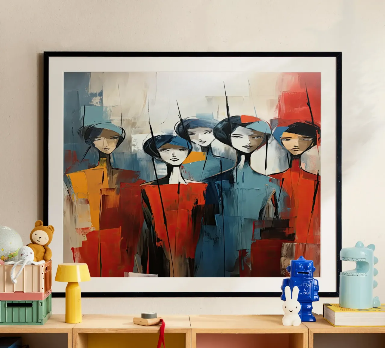 Arte da parete di Imagine poster con telaio in legno da Imagine