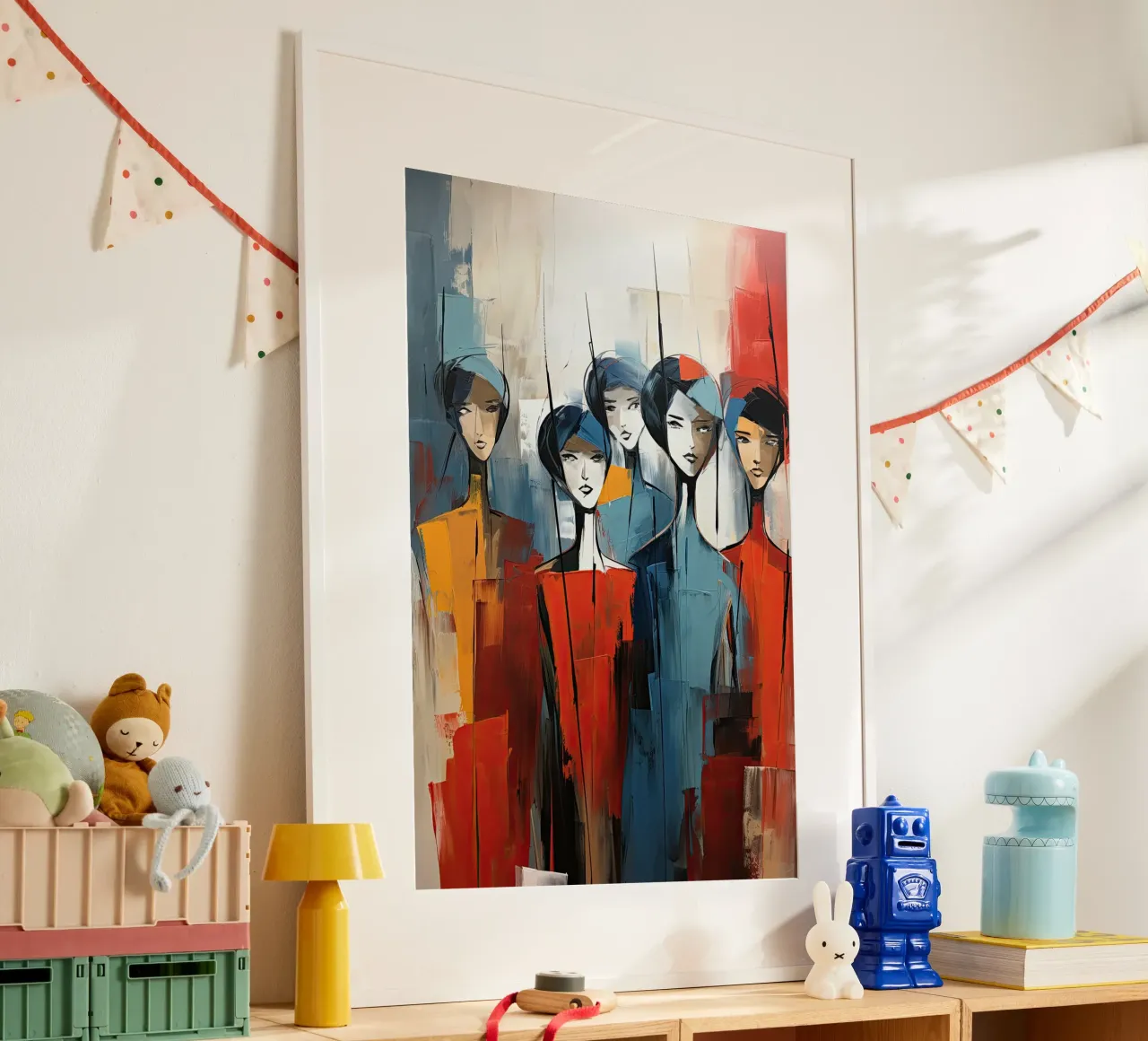 Arte da parete di Imagine poster con telaio in legno da Imagine
