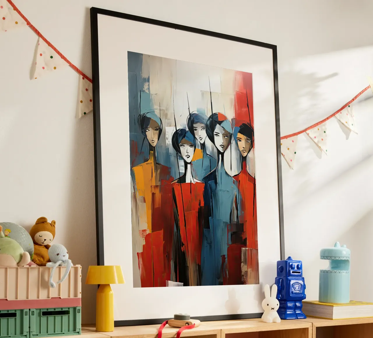 Arte da parete di Imagine poster con telaio in legno da Imagine