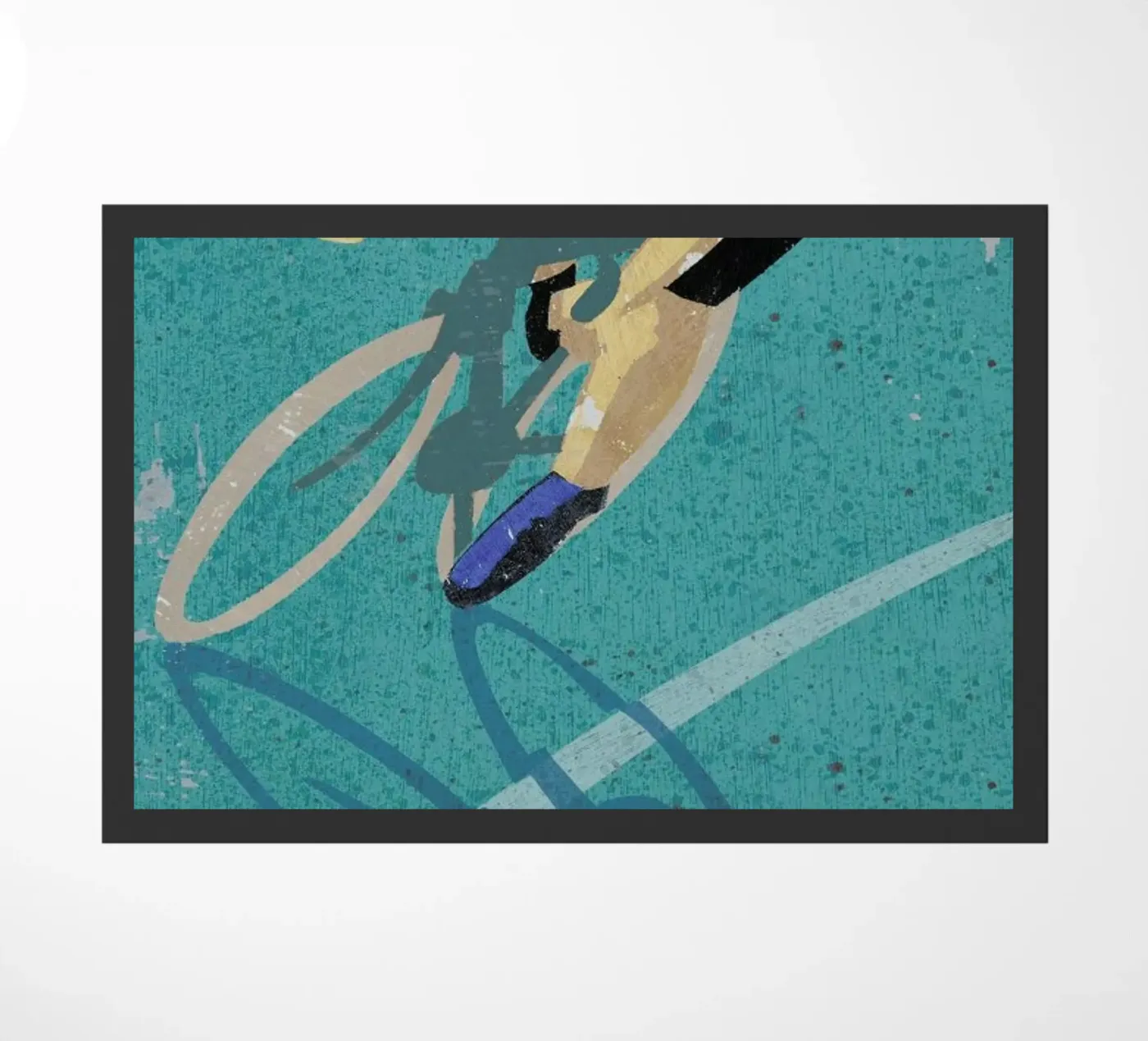 Cycling deurmat van Andy Bridge