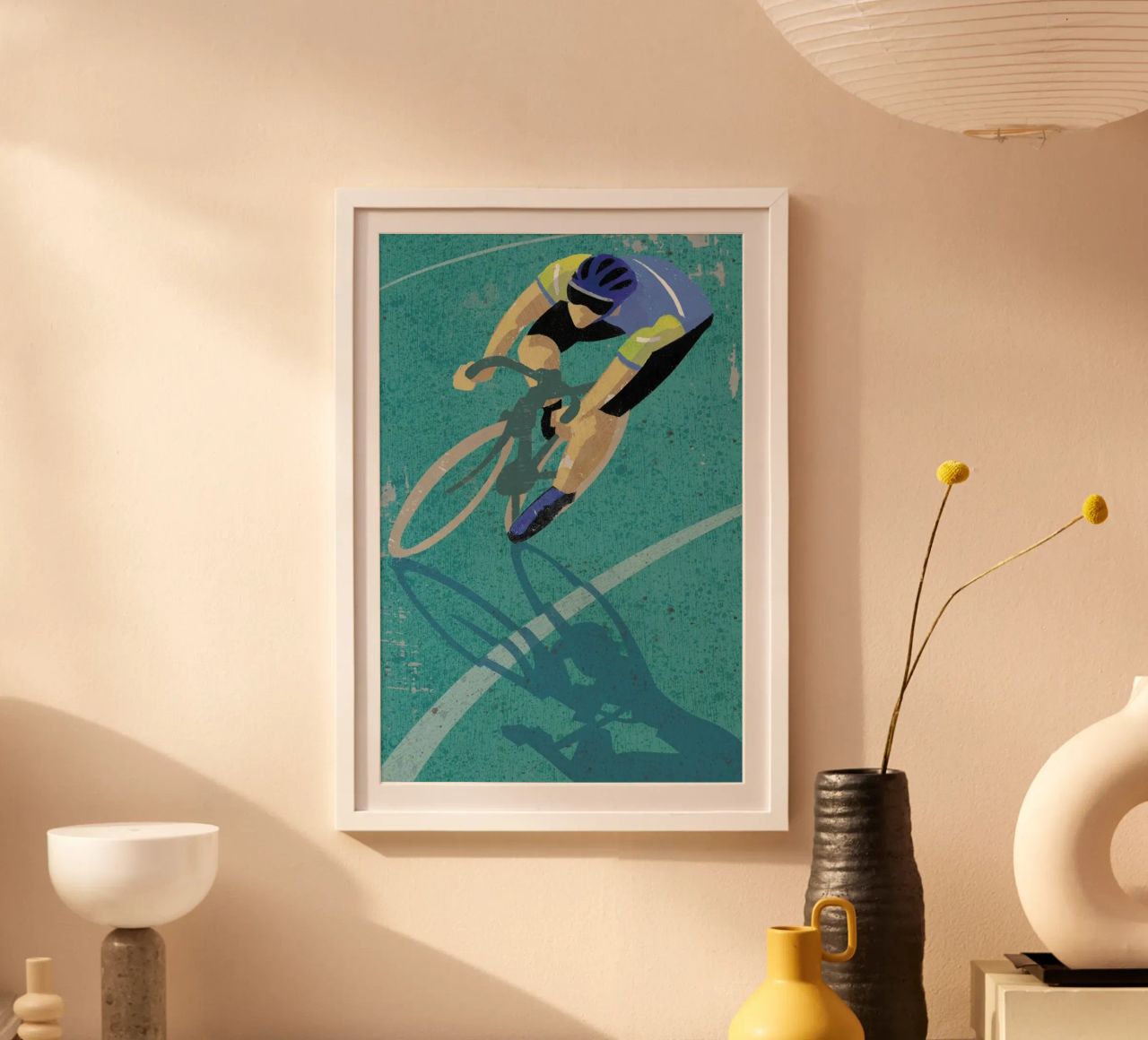 Cycling poster by Andy Bridge