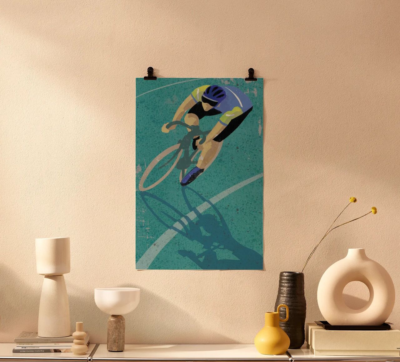 Cycling poster by Andy Bridge