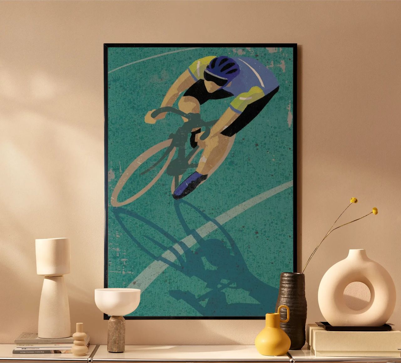 Cycling poster by Andy Bridge