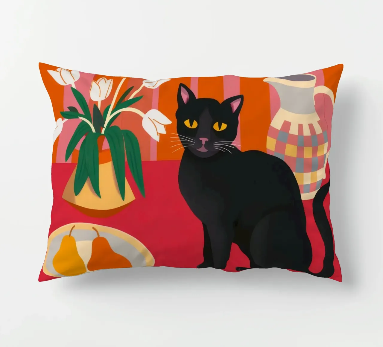 Gatto Nero Immobile cuscino da FadeAura
