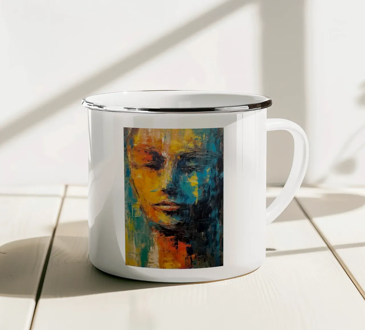 Arte da parete di Imagine tazza in smalto da Imagine