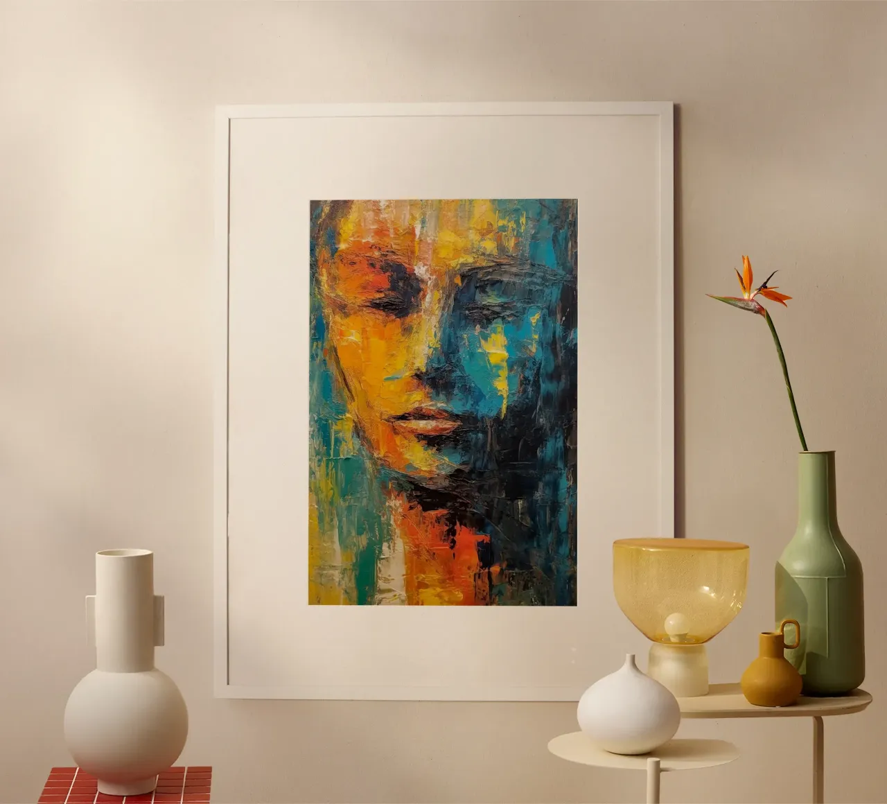 Arte da parete di Imagine poster con telaio in legno da Imagine
