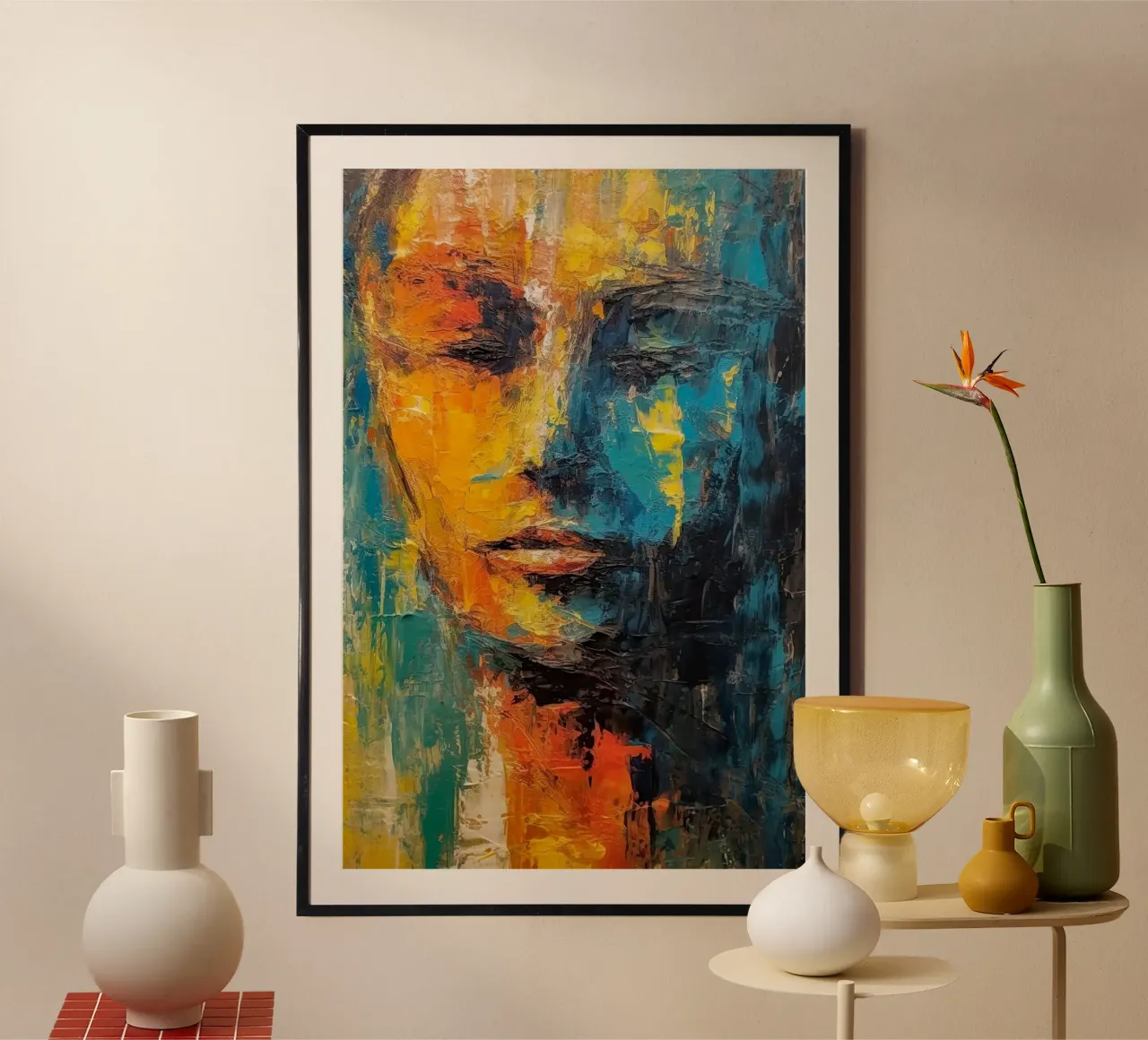Arte da parete di Imagine poster con telaio in legno da Imagine