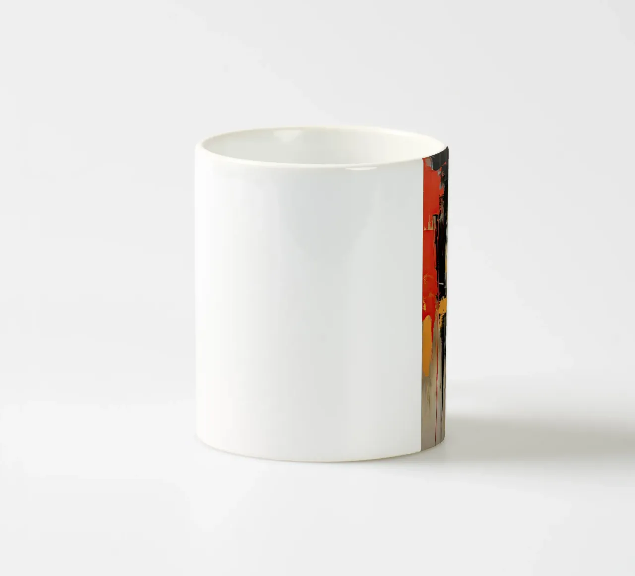 Volto astratto tazza in ceramica da Imagine