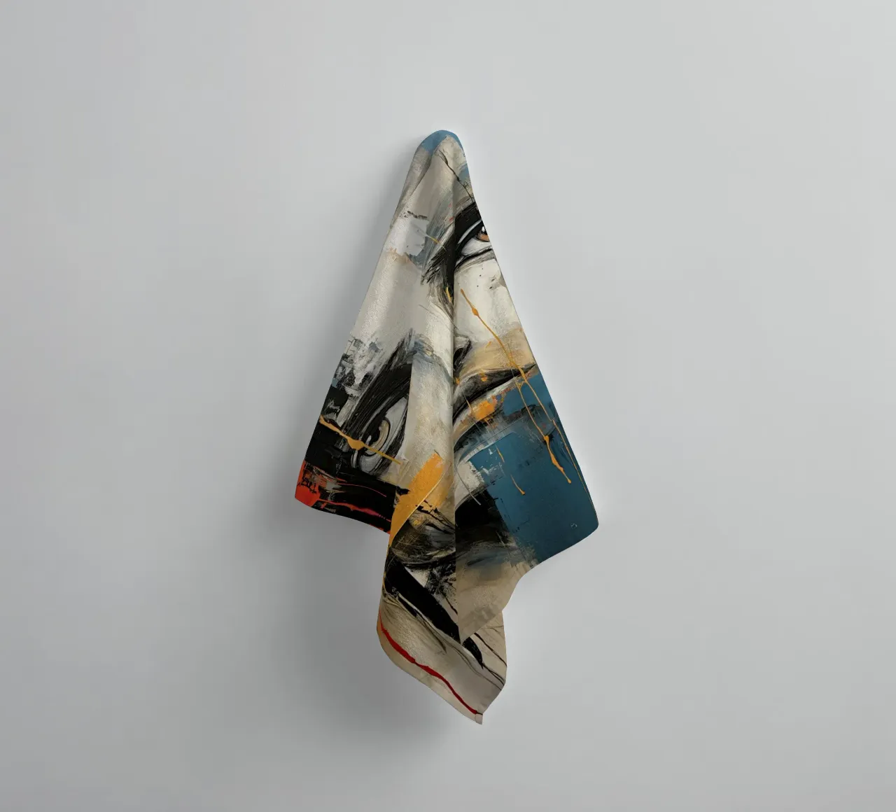 Abstract face towel by Imagine