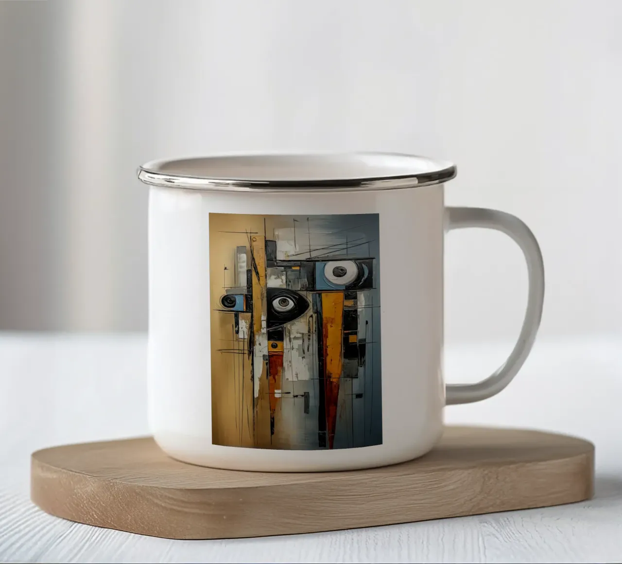 Astratto tazza in smalto da Imagine
