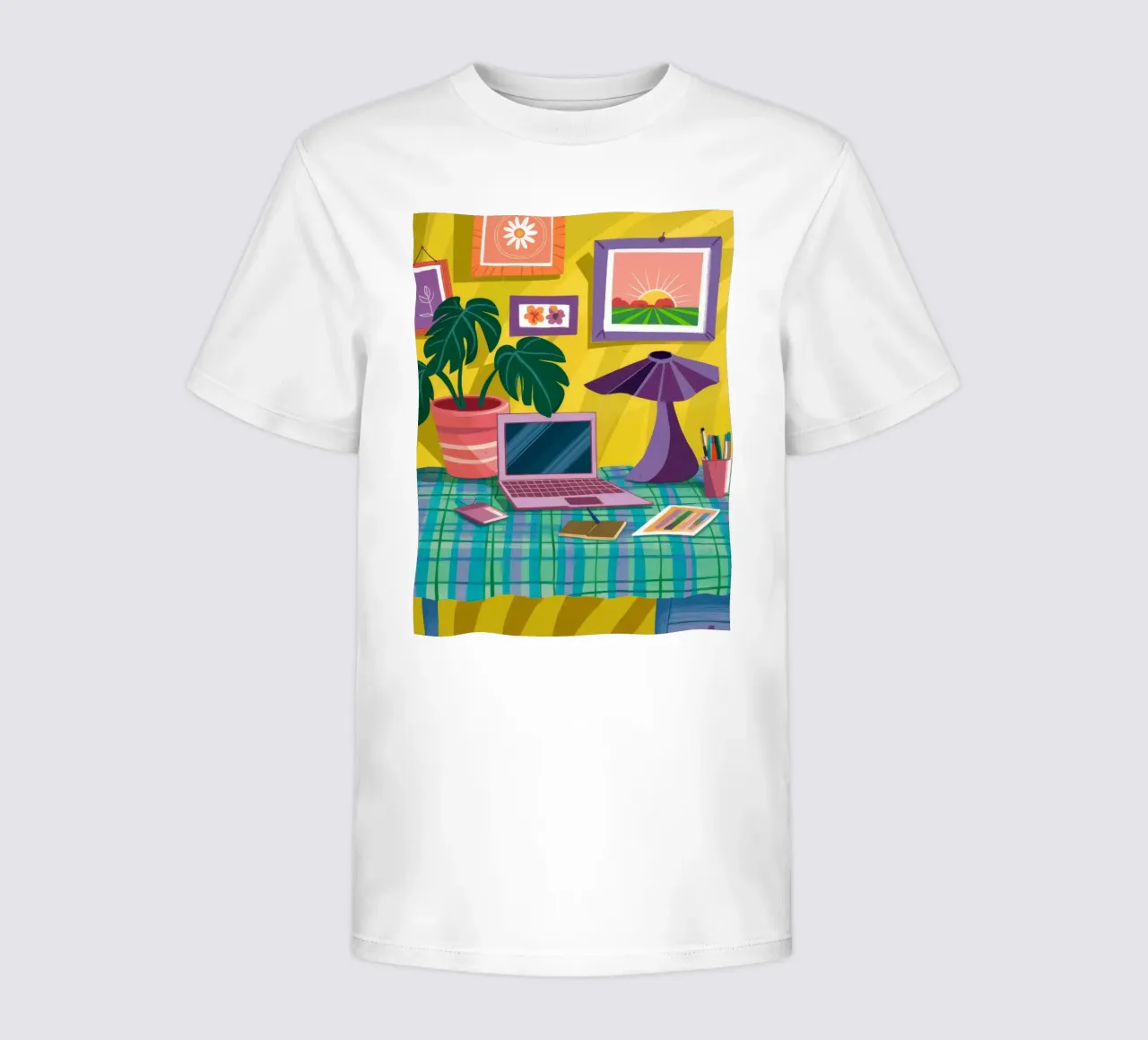 Oasi di giardino per computer portatili t-shirt bambini da FadeAura