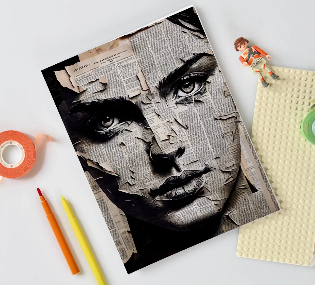Written face notebook by Imagine