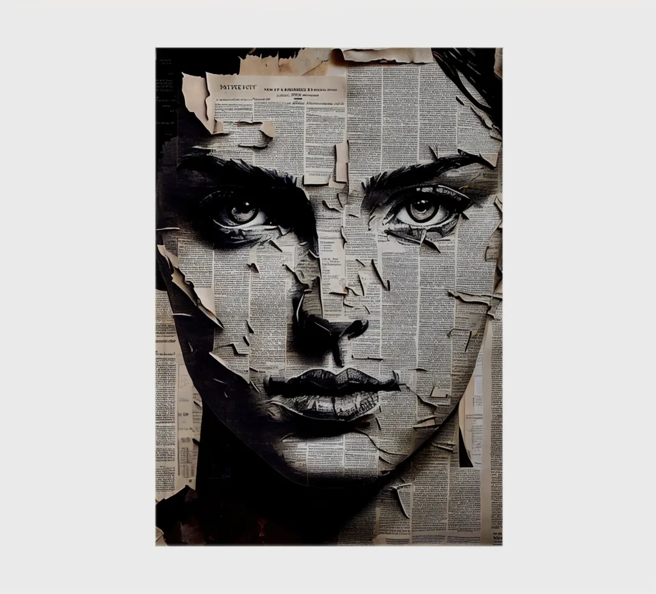 Written face notebook by Imagine
