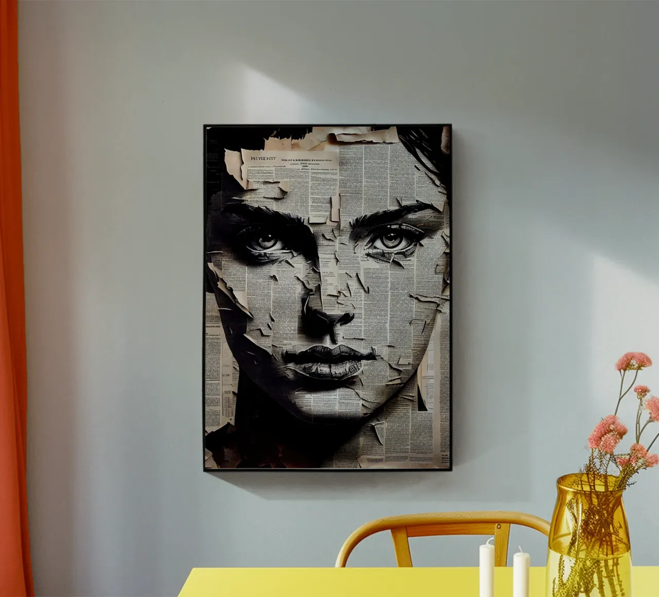 Volto scritto plexiglass da Imagine