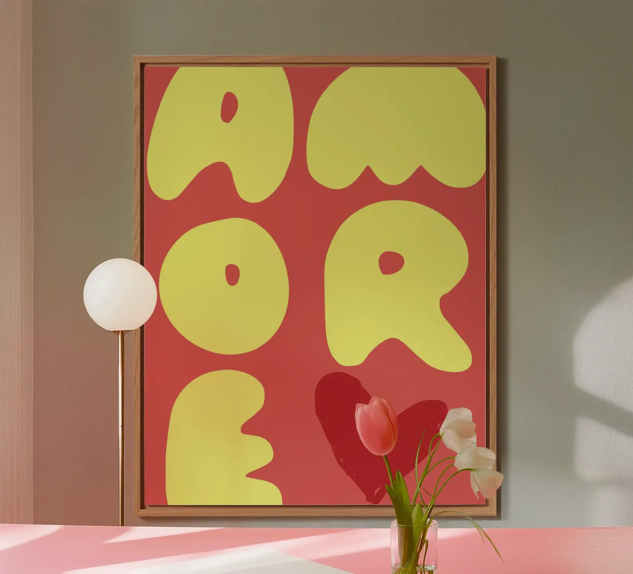 Amore - L'amore italiano a colori alluminio dibond da Artezza