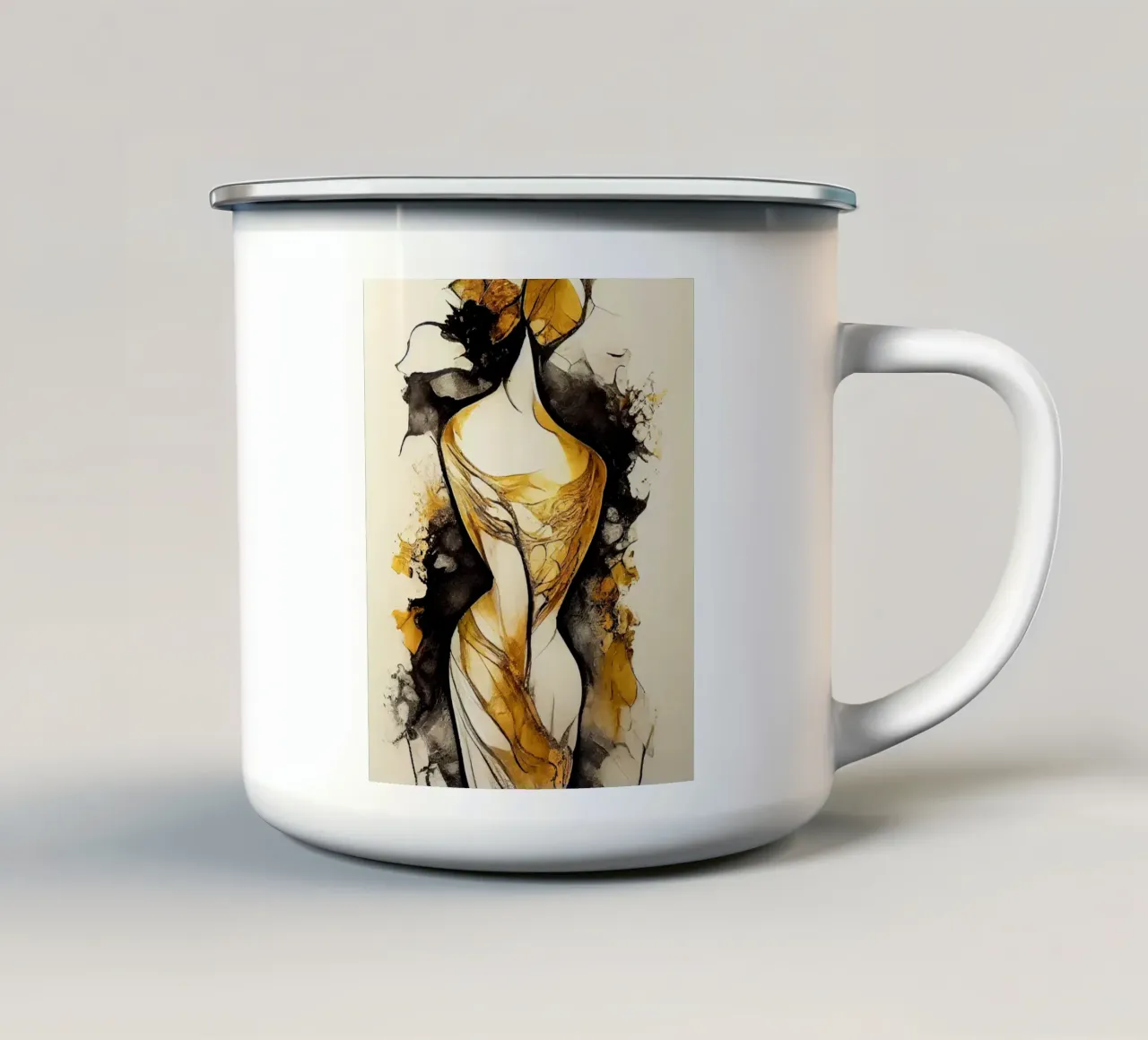 Arte da parete di Imagine tazza in smalto da Imagine