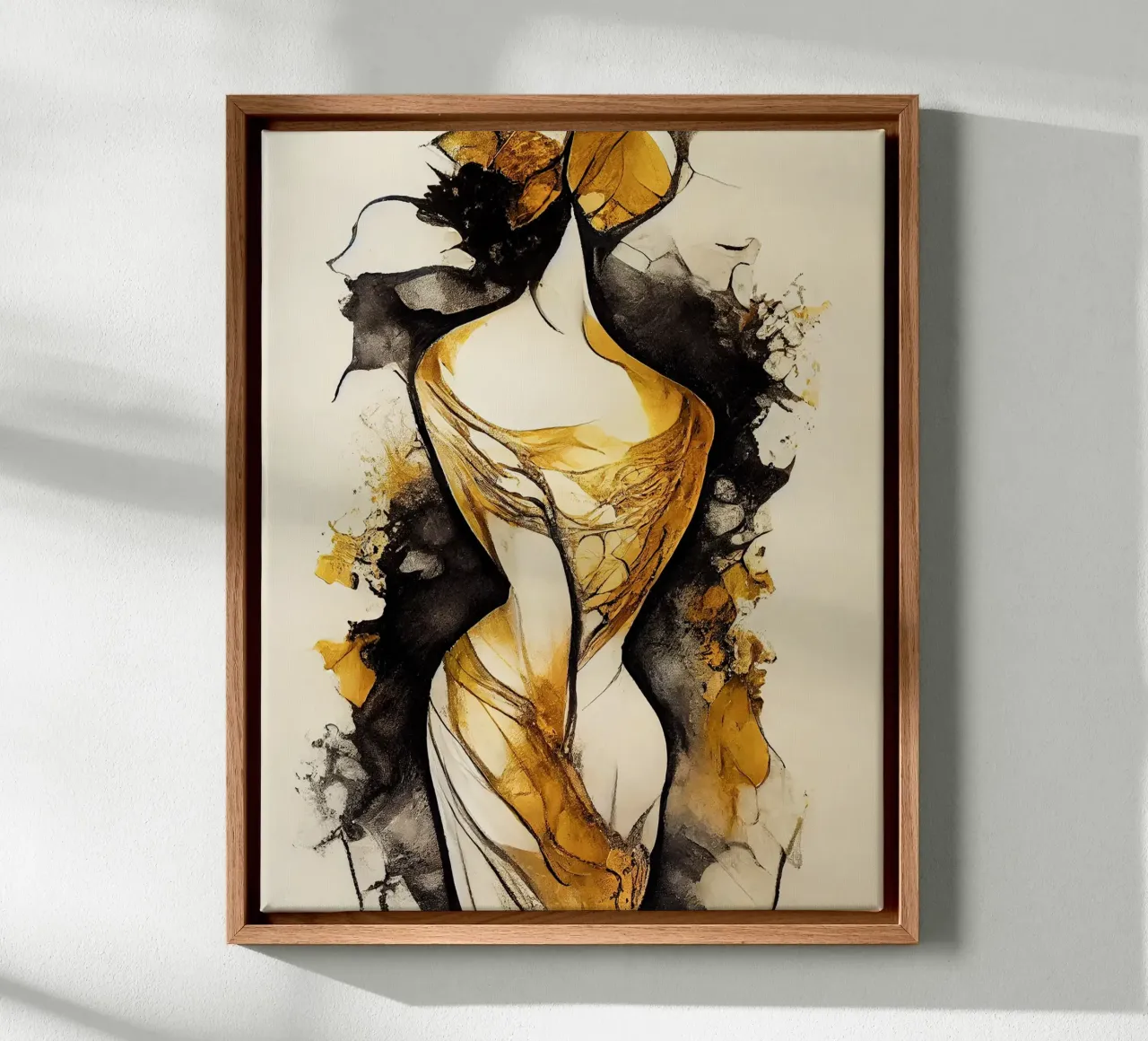 Muurkunst van Imagine canvas met Baklijst van Imagine
