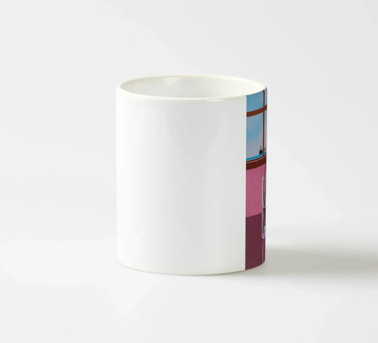 Ramo di bacche rosse tazza in ceramica da FadeAura