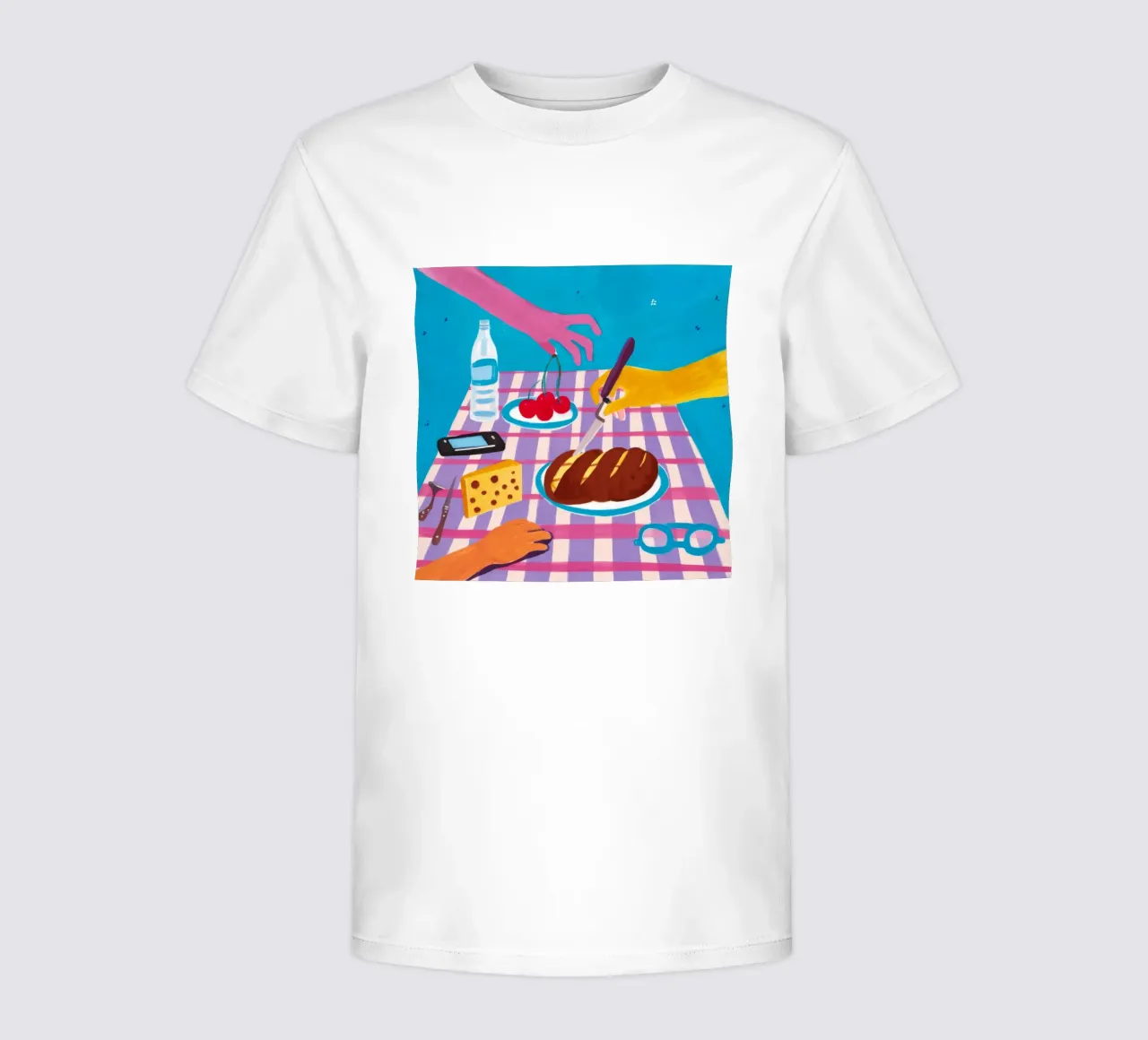 Shared Picnic Harmony kids t-shirt by Muse Artworks