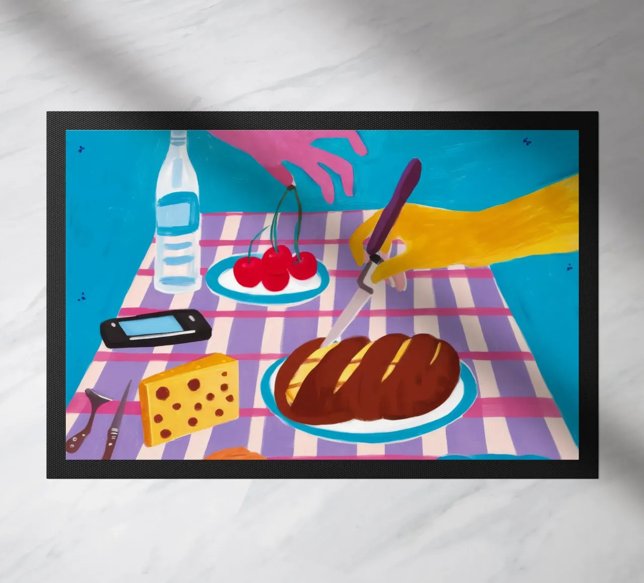 Armonia da picnic condivisa zerbino da Muse Artworks