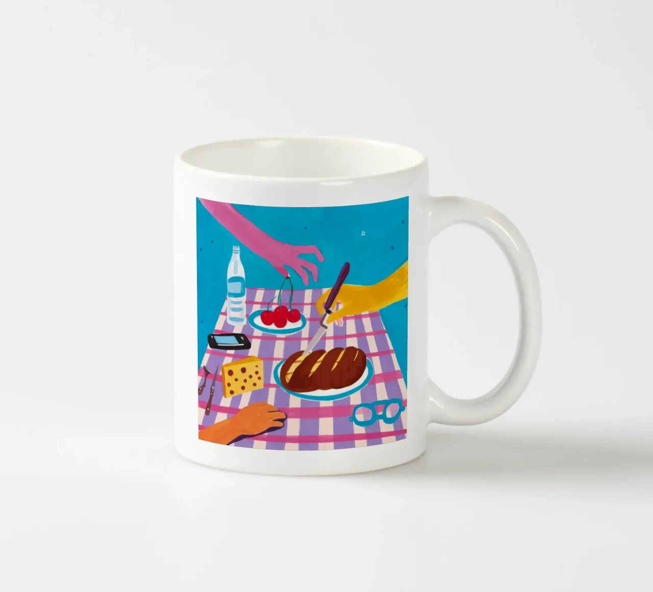 Armonia da picnic condivisa tazza in ceramica da Muse Artworks