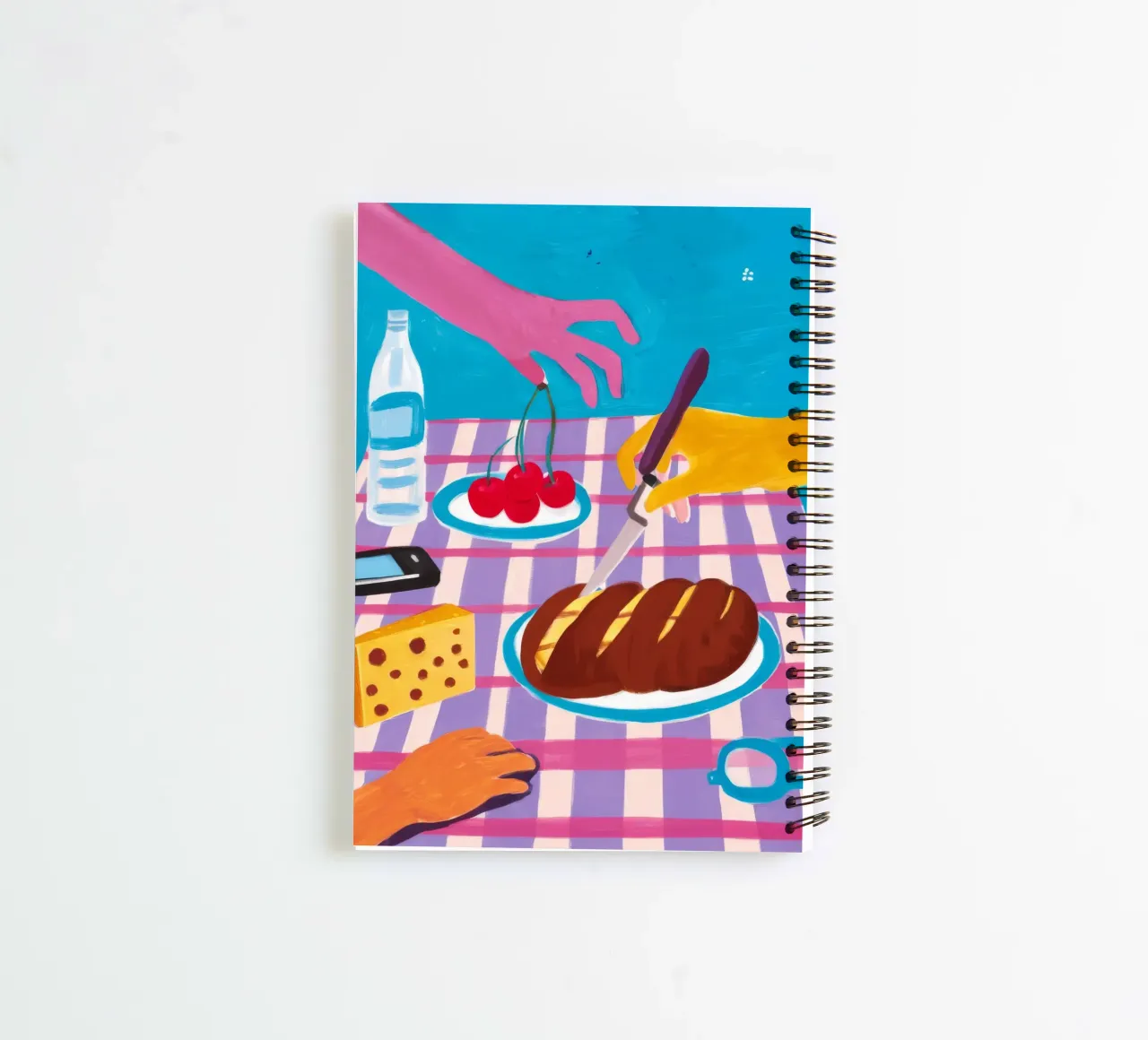 Shared Picnic Harmony spiral notebook by Muse Artworks