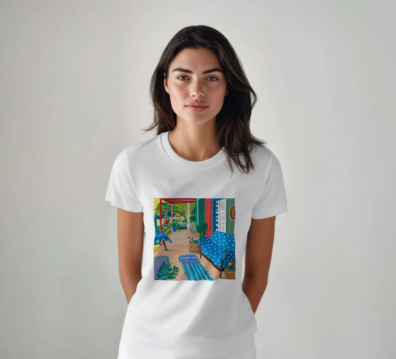 Divano a pois Santuario t-shirt da FadeAura