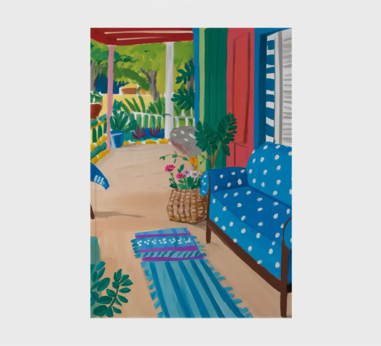 Polka Dot Sofa Sanctuary notebook by FadeAura