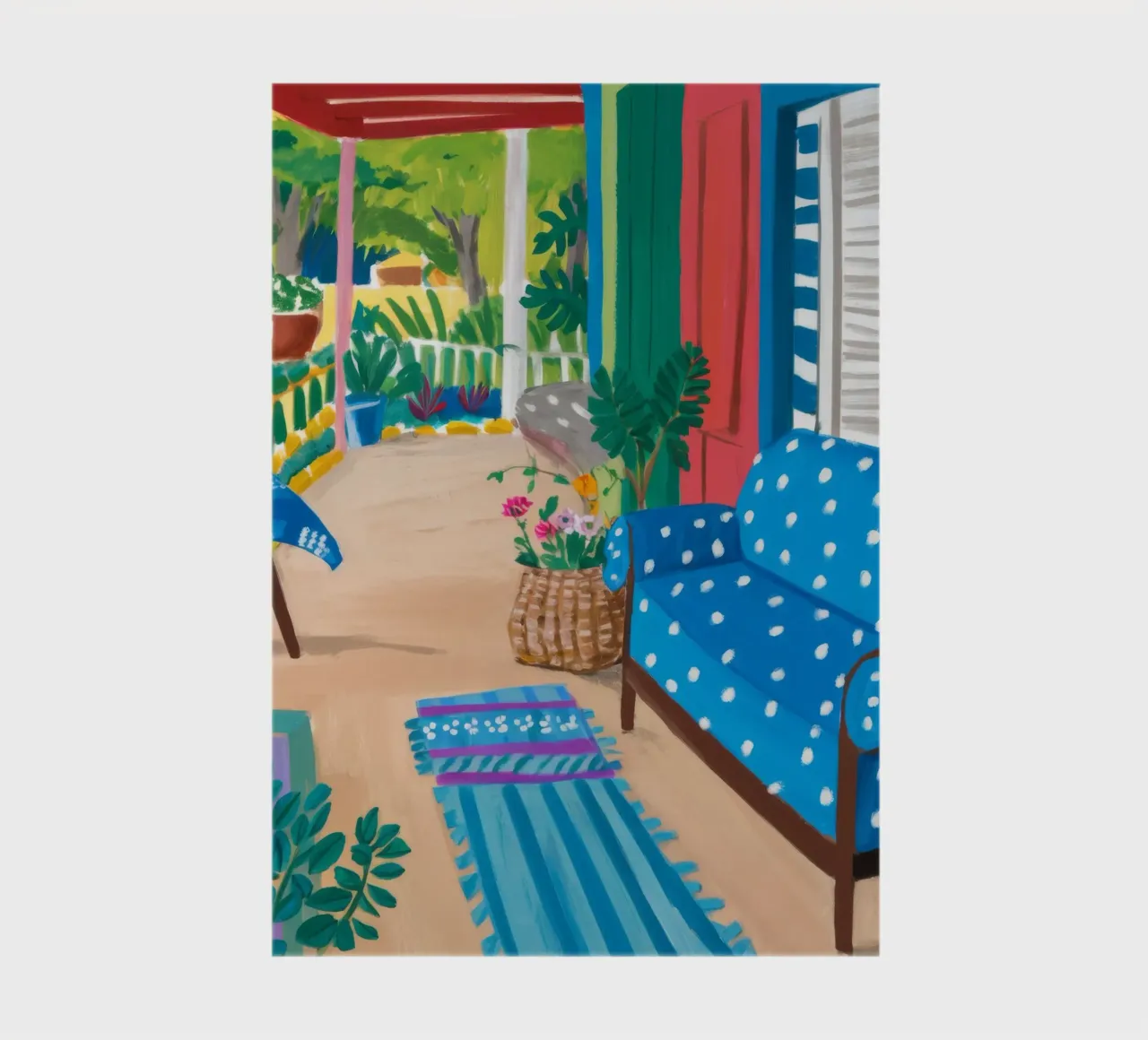 Polka Dot Sofa Sanctuary notebook by FadeAura