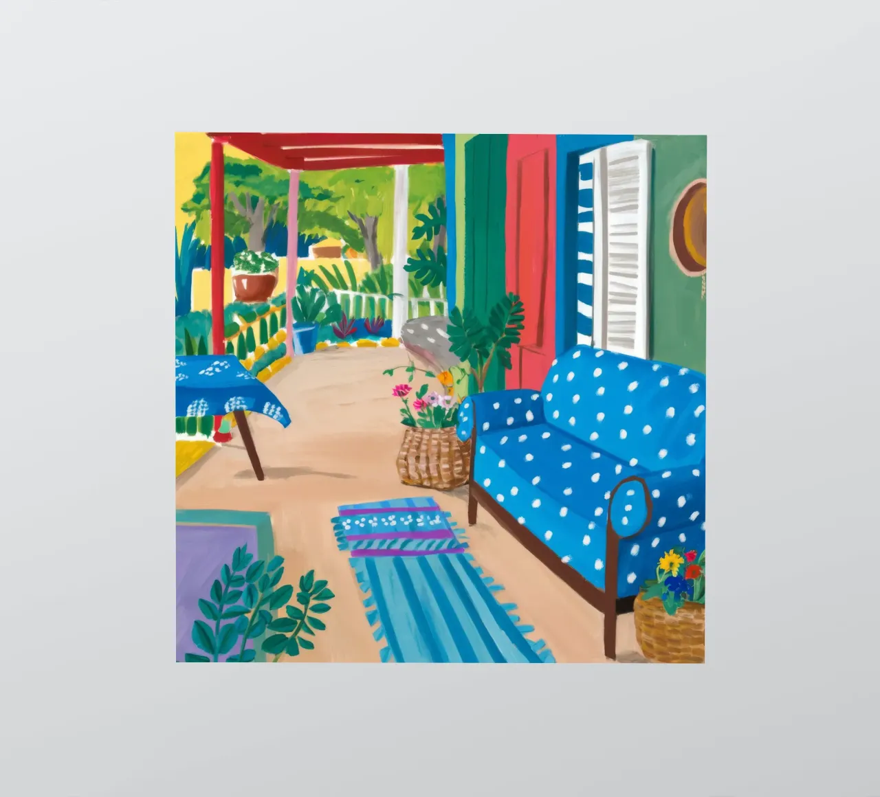 Polka Dot Sofa Sanctuary sticker by FadeAura