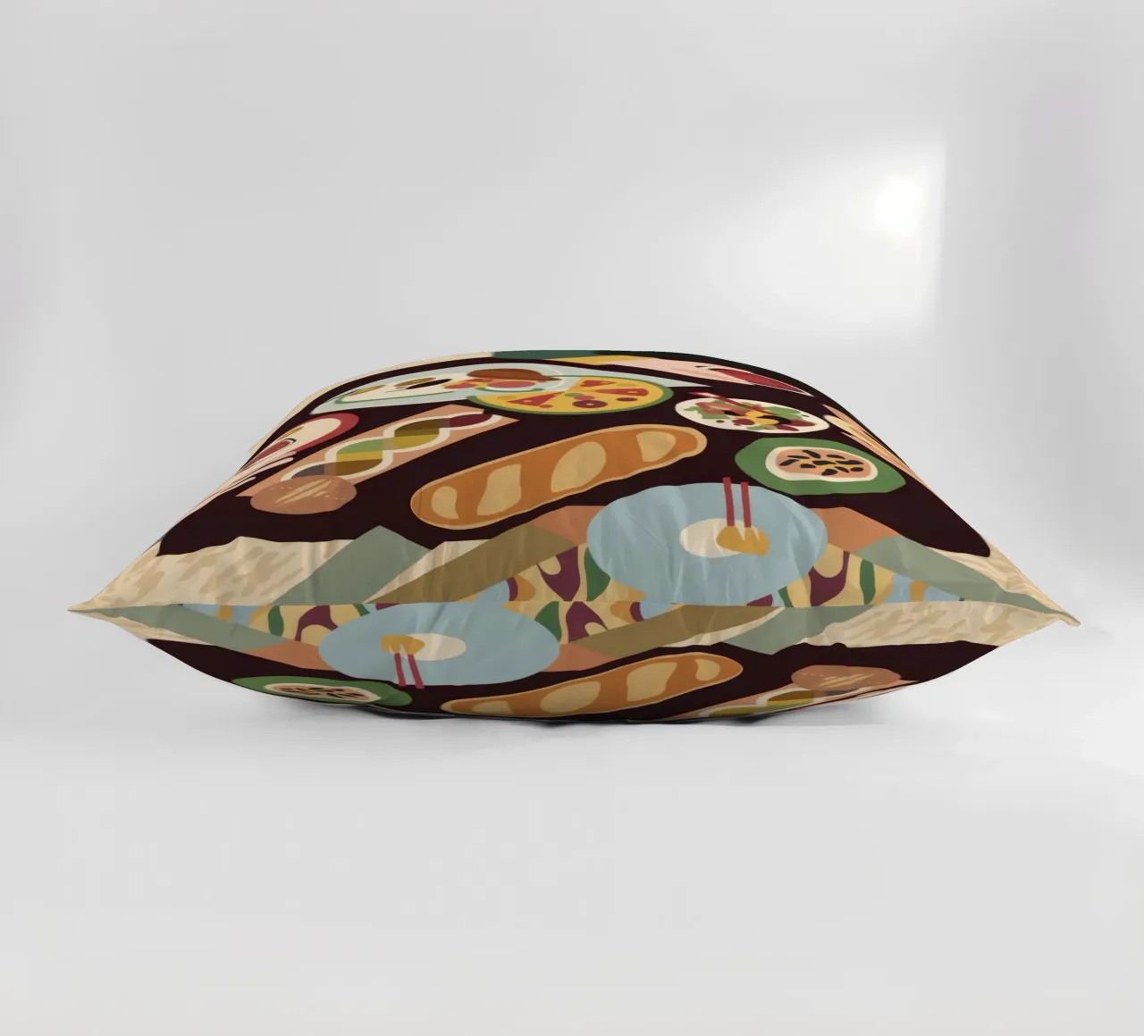 Abundant Table Flatlay decorative cushion by Muse Artworks
