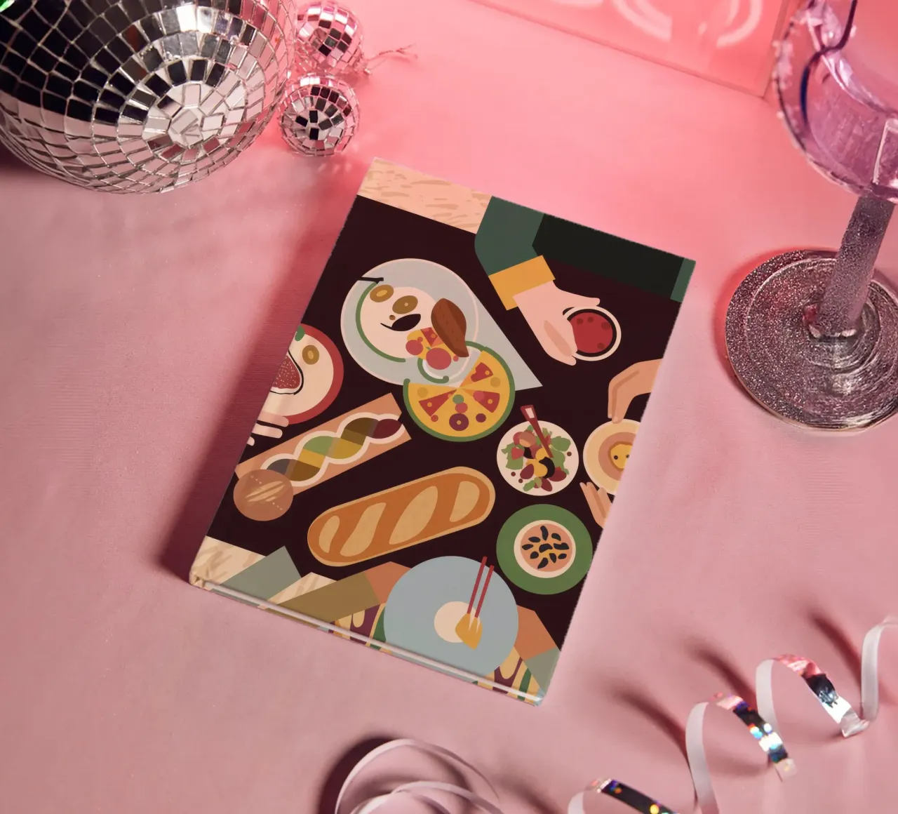 Abundant Table Flatlay carnet de notes de Muse Artworks