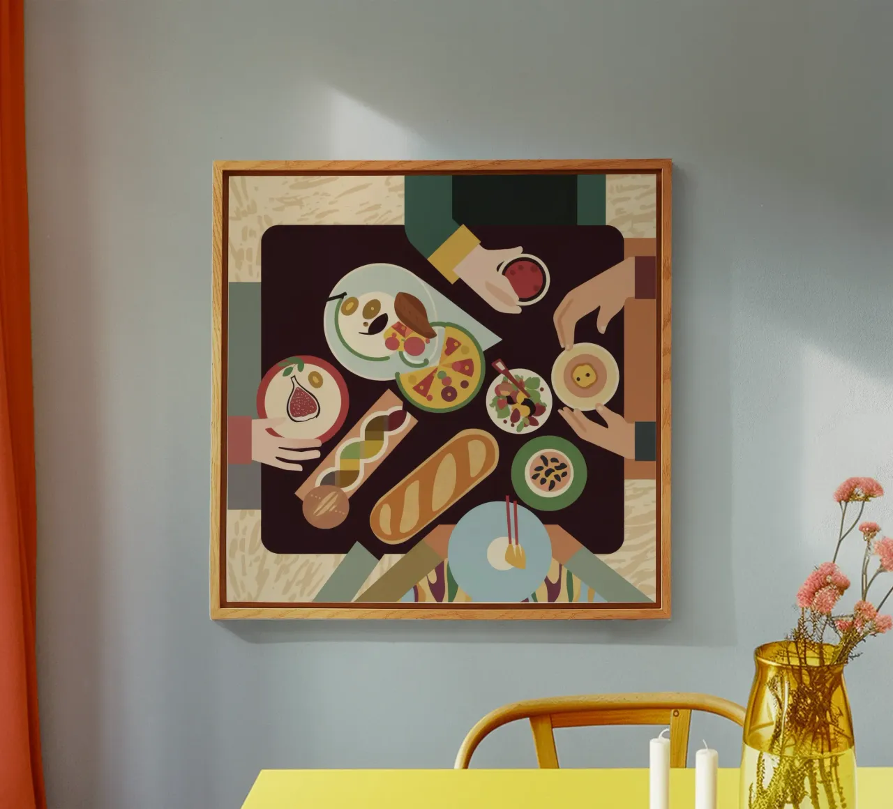 Abundant Table Flatlay plexiglas de Muse Artworks