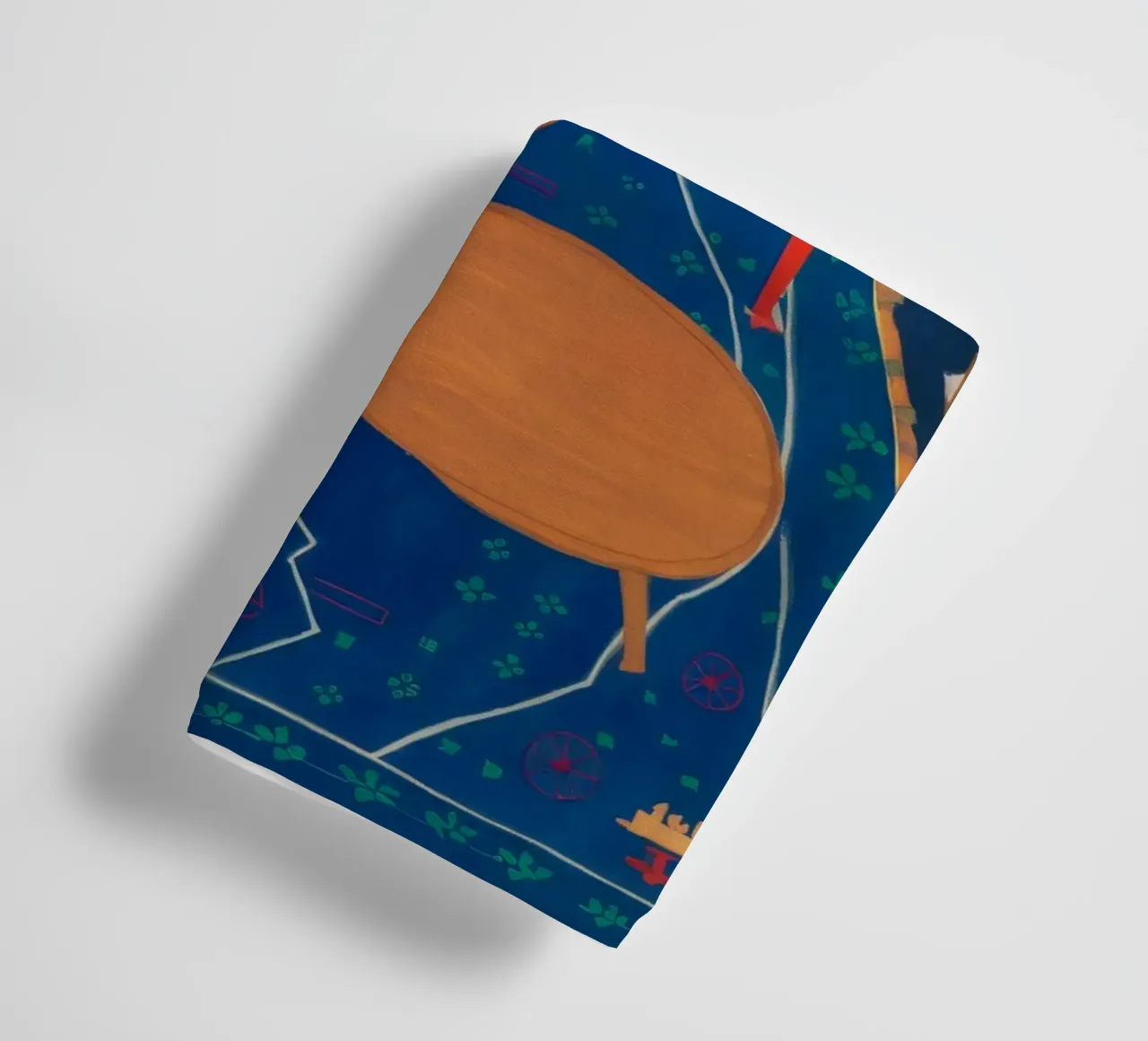 Red Chair Abstract towel by FadeAura