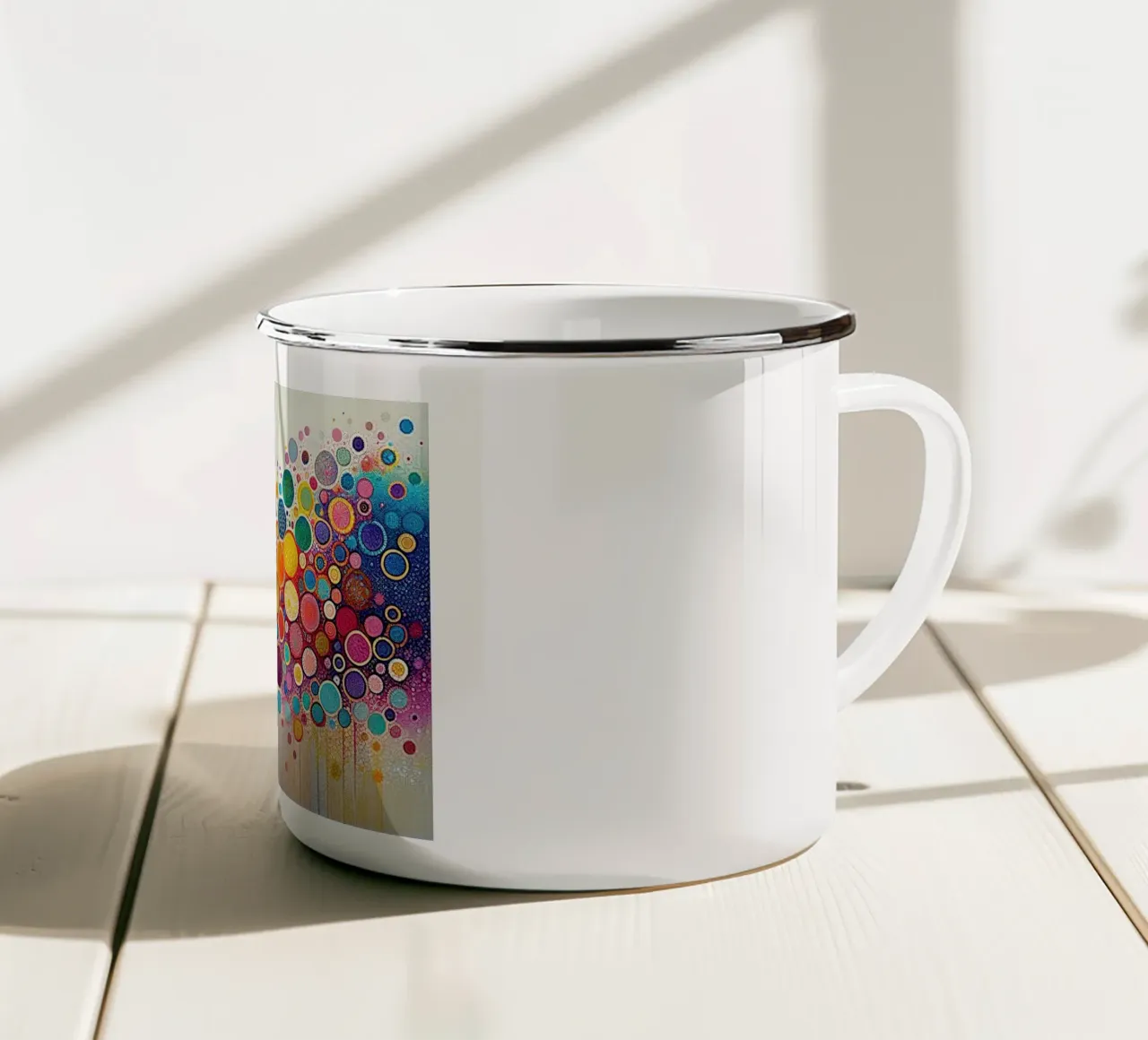 Arte da parete di Imagine tazza in smalto da Imagine